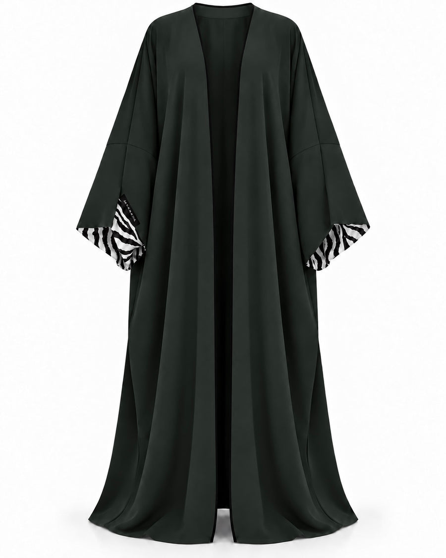 ABAYA TWIST — Vert foncé