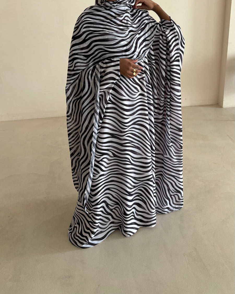 SAFARI DRESS — Imprimé Zèbre - Image 2