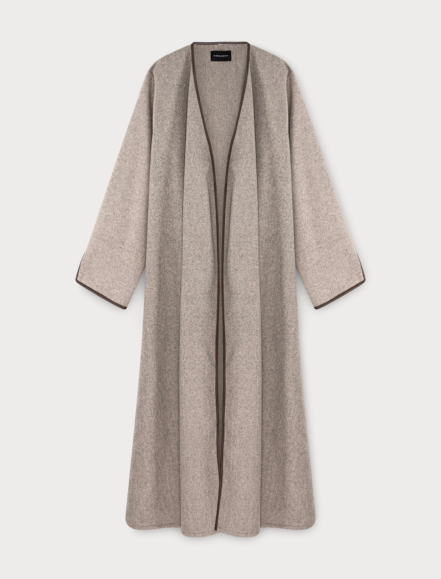 Aumée coat — Beige taupe