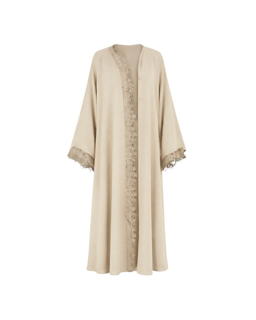 ABAYA DENTELLE — Almond milk